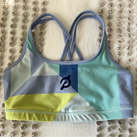 Peloton Pyramid Color Strappy Bra, small - Picture 4 of 6